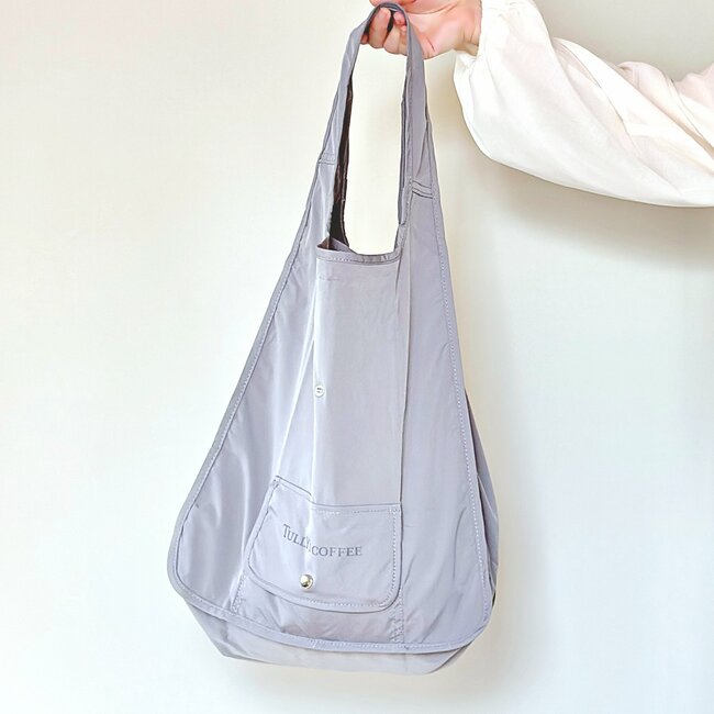 お出かけの必需品になった!タリーズの「クルクルたためるエコバッグ」マチが広くて収納力バツグン!《購入レビュー》