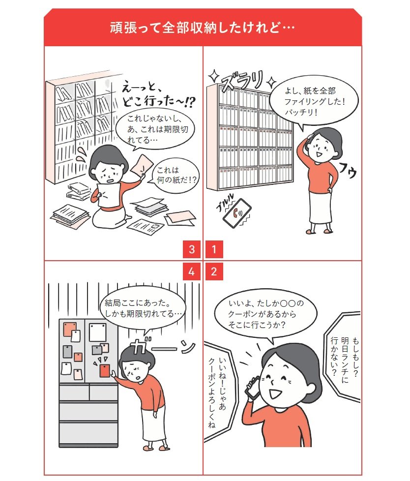 全部、きれいに収納してるのに、肝心な時に見つからない。その理由にハッとした。