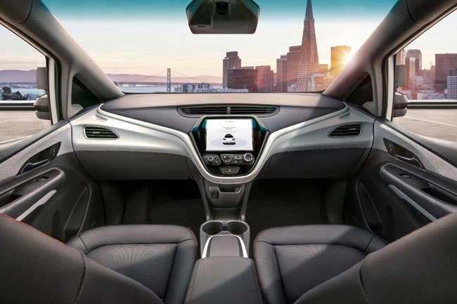 GMの自動運転量産車「クルーズAV」のイメージ図