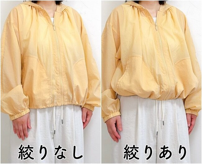 「ママ友にも褒められました！」GUの“めちゃ軽アウター”が涼しくて快適…！「シルエットが最高に可愛い」「50を過ぎてますがオシャレになれる！」