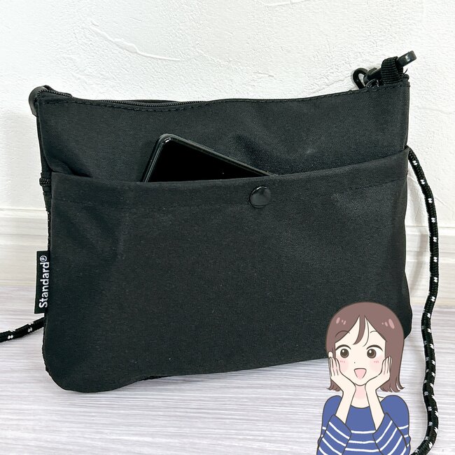 330円とは思えない…！ダイソー姉妹店の「おしゃれショルダーバッグ」ポーチとしても使えるから、毎日手放せない！