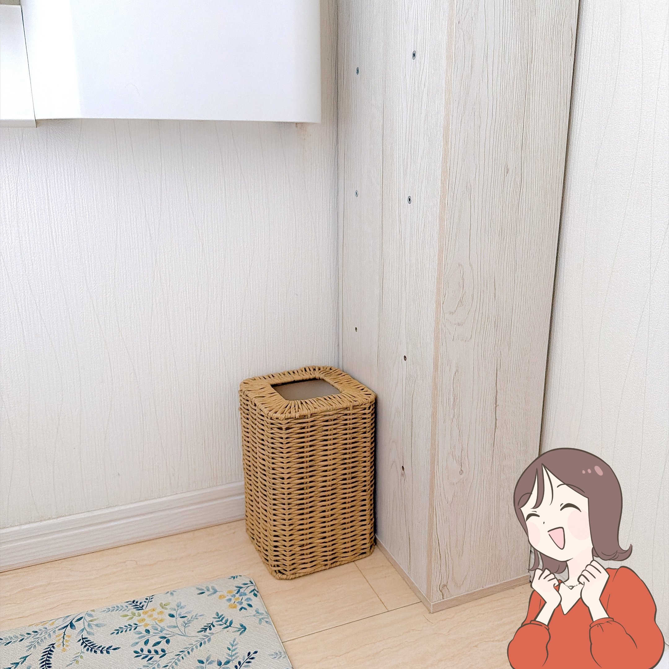 【ニトリ】かわいすぎて家中に置きたい！999円の「インテリアみたいなゴミ箱」収納ボックスとしても大活躍！《購入レビュー》