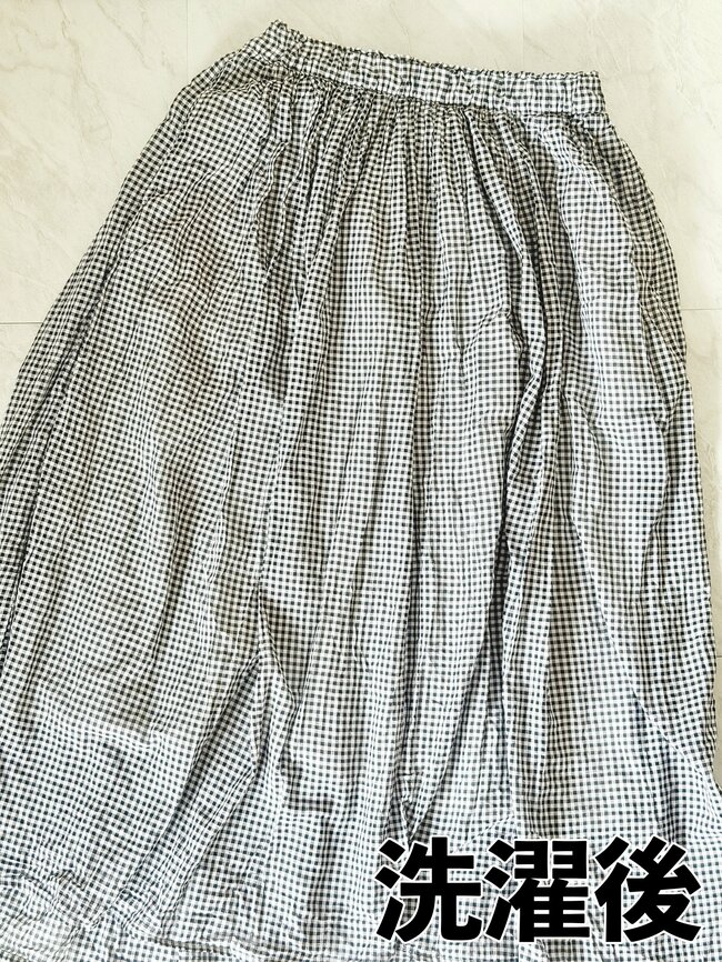 「可愛すぎて即買い」無印良品の“ふんわりスカート”軽くて涼しくて大当たりです！「オフィスで着回しています」「真夏にもストレスなくはけそう」【購入レビュー】