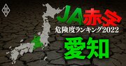 【愛知】JA赤字危険度ランキング2022、全19農協の金融事業減益額が1億円以上