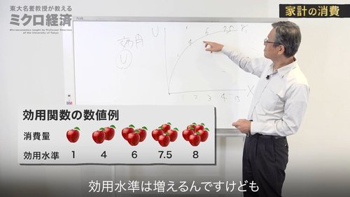 【東大の経済学・動画】消費者がモノを何個買うかはどう決まる？