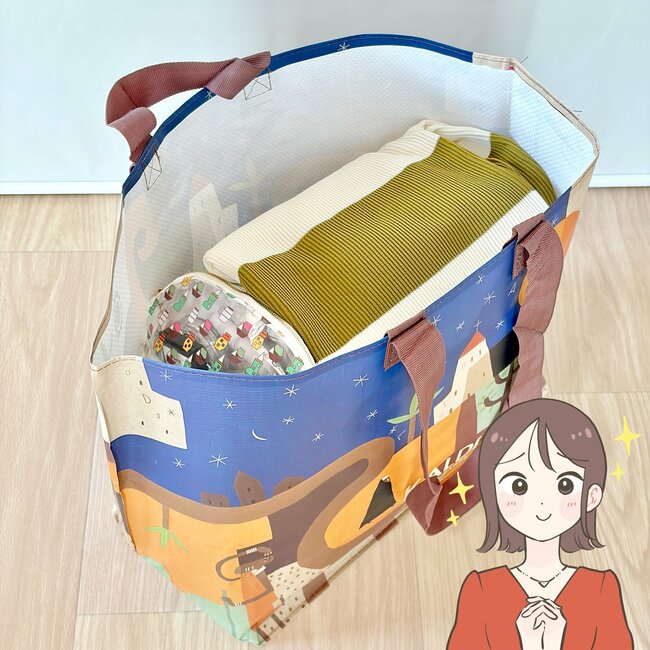 2Lペットボトルが6本も入った！カルディの“大容量エコバッグ”250円とは思えない優秀さです！「まとめ買いするときに便利」「たくさん買い物しても大丈夫」