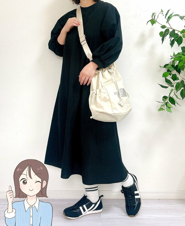 【しまむら】お客さんが次々と手に取ってく…！2420円の「楽ちんワンピース」すぽんと着るだけで大人かわいい！