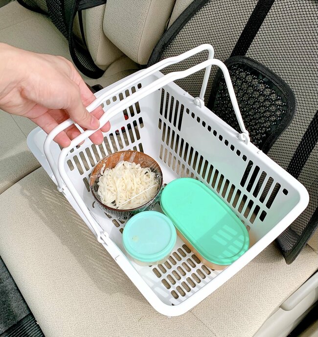 便利すぎて5個まとめ買いした…!無印良品の“スーパーみたいな買い物カゴ”もうエコバッグには戻れないわ!「母、楽になりました!」「なんでもポイポイ入れられます」《購入レビュー》