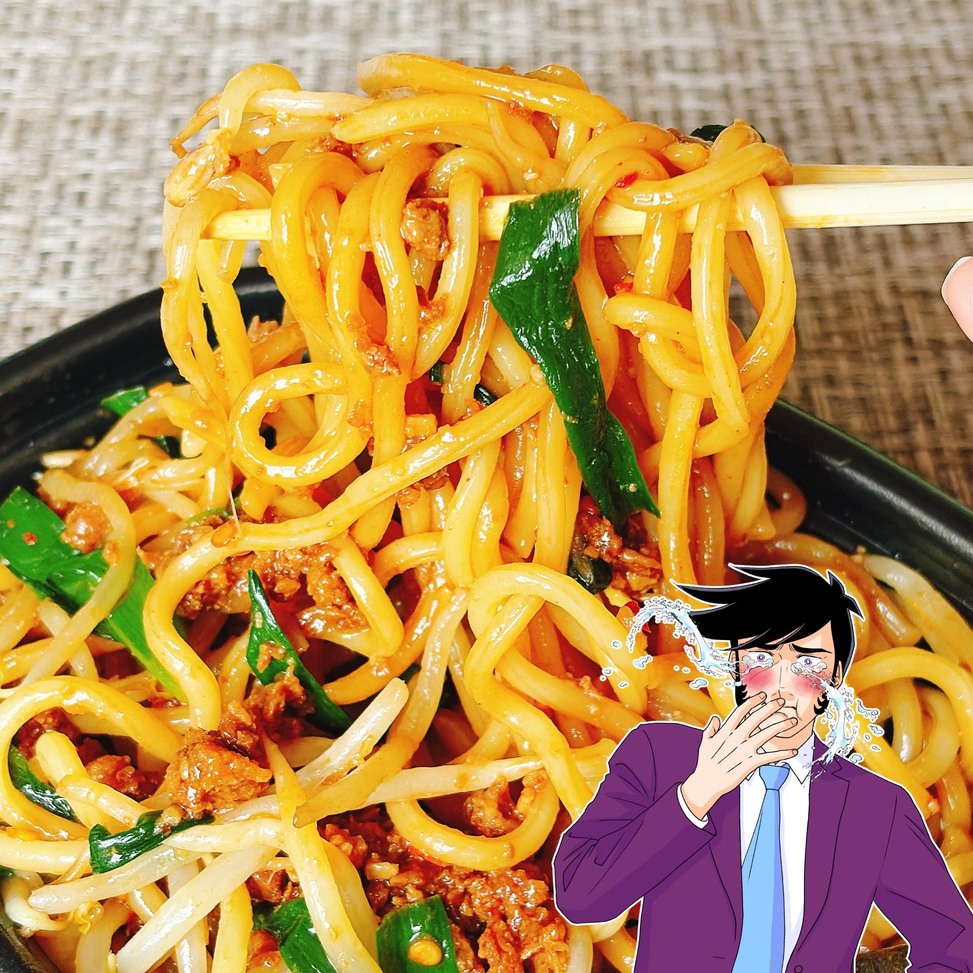 いくらなんでもウマすぎだよ…！ほっともっとの“ボリュームまぜ麺”追いメシもできて満足度えげつない！「炭水化物×炭水化物は強い」「麺とライスの禁断炭水化物盛り」