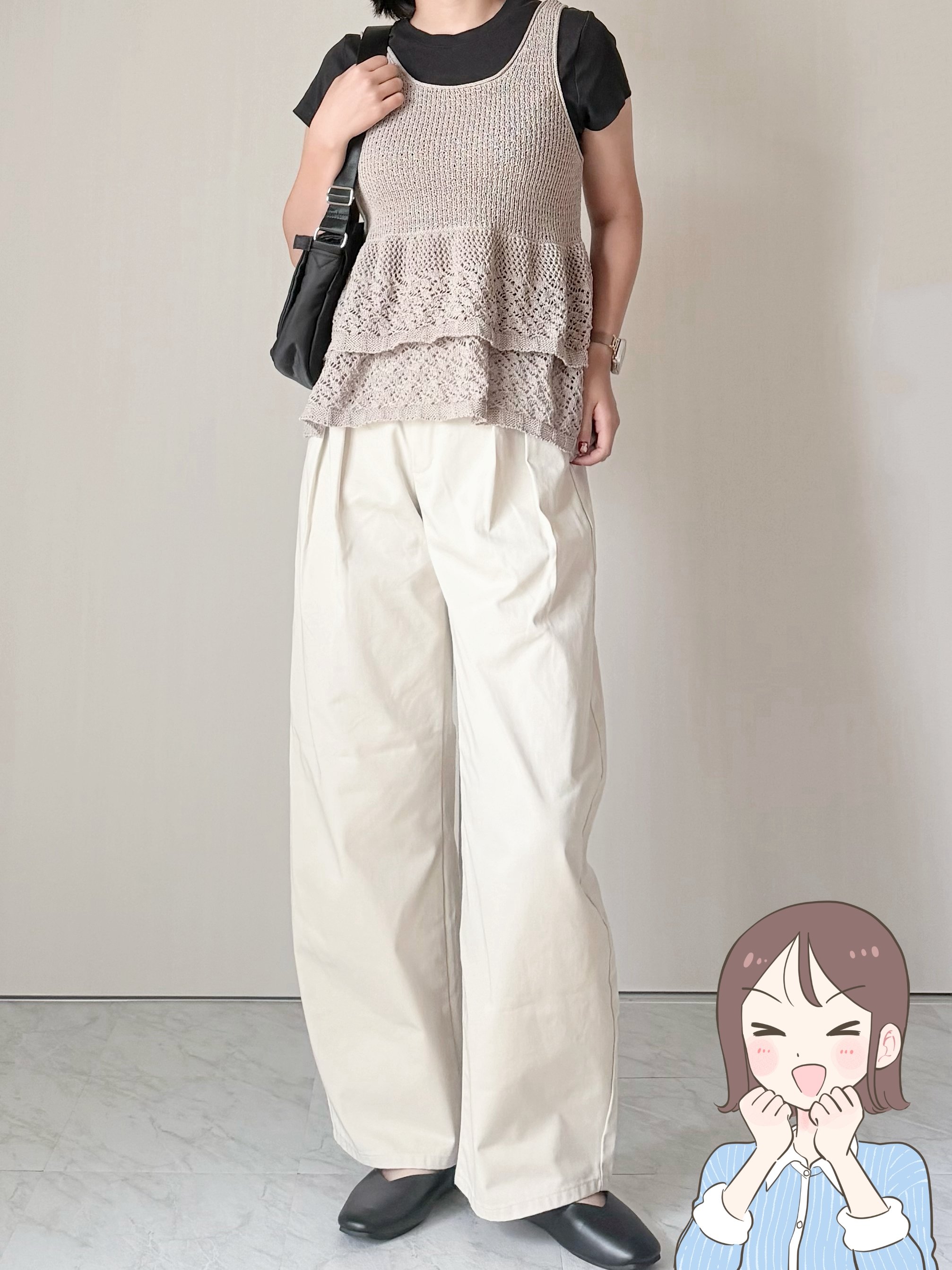 すぽんと着るだけで大人かわいい!しまむらの「華やかアイテム」裾のフリルが素敵すぎる!《購入レビュー》