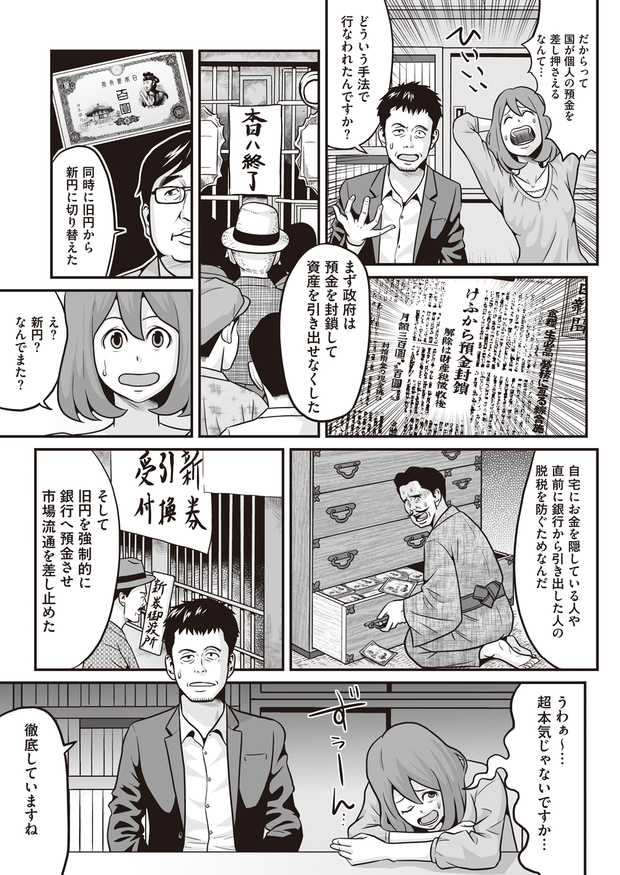 預金封鎖の方法