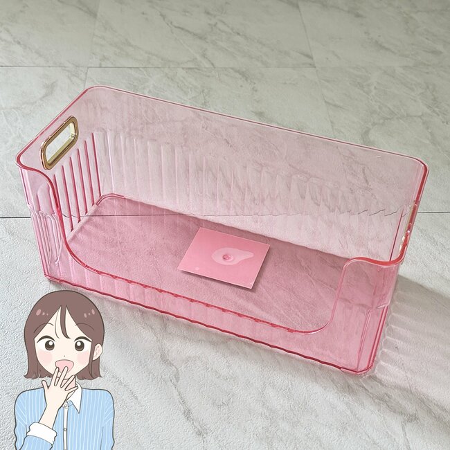 フランフランに売ってそう！ダイソー姉妹店の「高級感たっぷり収納」冷蔵庫がスッキリ片付きます！