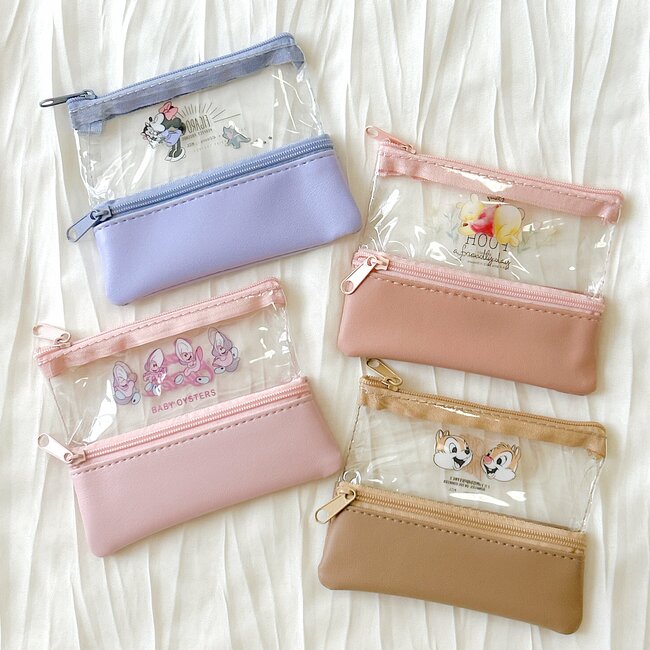 ミニ財布としても使える!セリア×ディズニーの「激かわポーチ」小銭が取り出しやすいし、全種類買って大正解…!