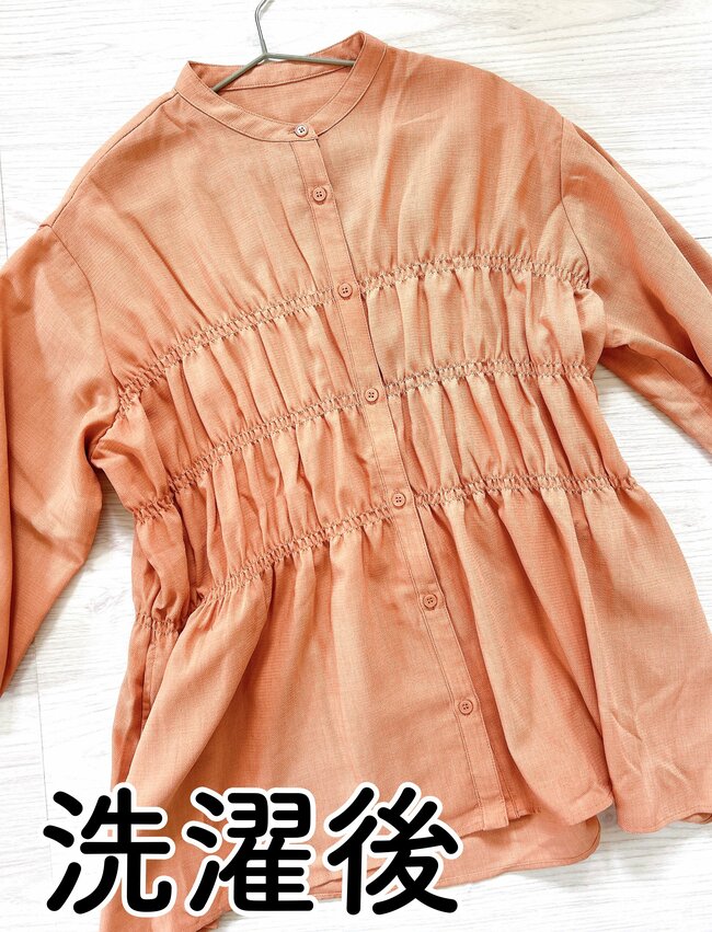 【ワークマン】華やかで大人かわいい!2300円の「着痩せトップス」お尻をまるっと隠せて、体型カバーもばっちり!