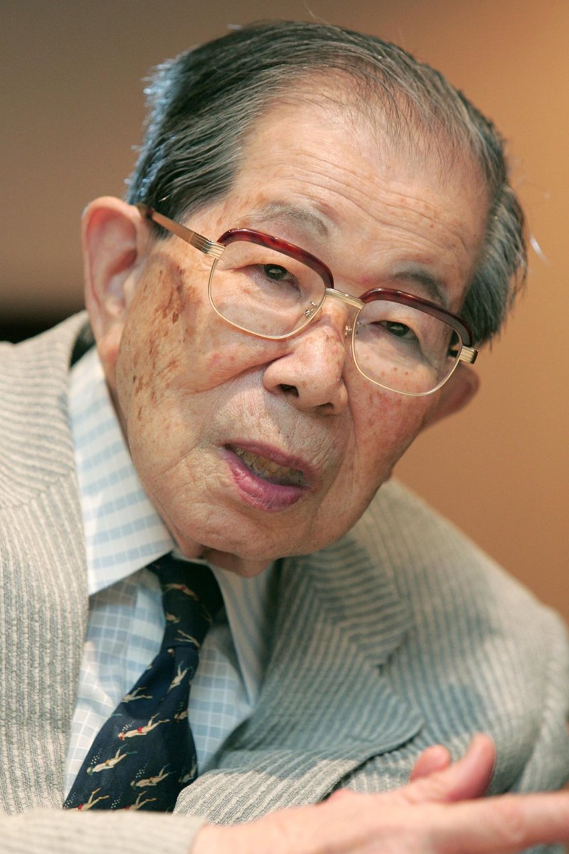 聖路加国際病院名誉院長の日野原重明氏