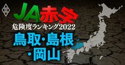 【鳥取・島根・岡山】JA赤字危険度ランキング2022、6農協中4農協が赤字転落