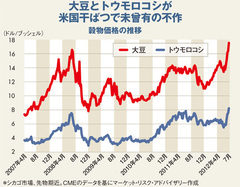 穀物価格急騰、最高値更新で2008年の悪夢再来の恐れ