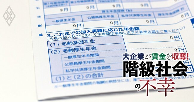 大企業が賃金を収奪！ 「階級社会」の不幸＃6