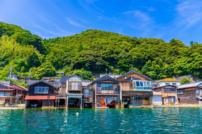 写真：伊根の舟屋（京都府与謝郡伊根町）