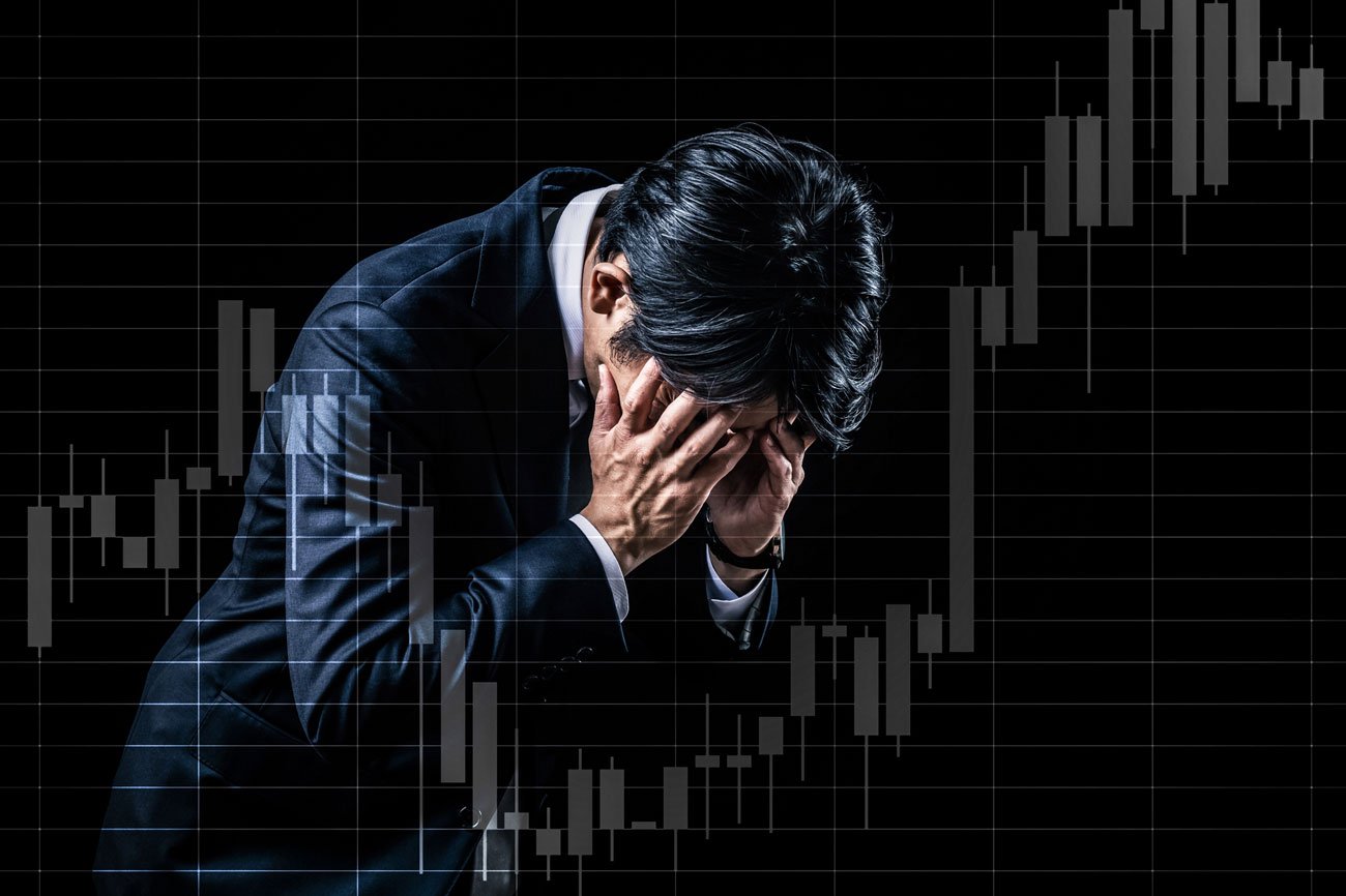 株価下落に苦しむ投資家