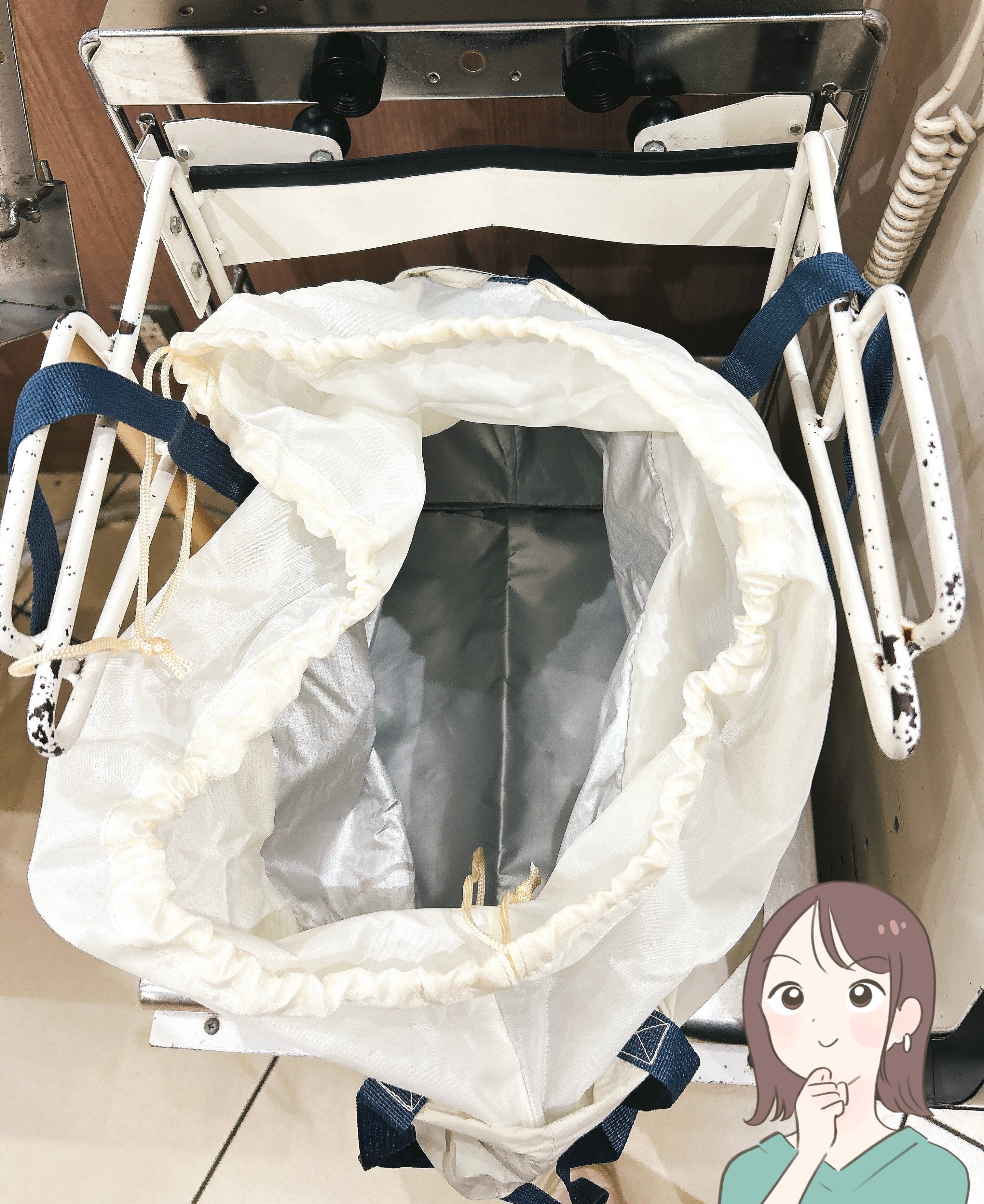 「セルフレジに最適」ガバっと開いて使いやすい!3COINSの“大容量エコバッグ”カゴいっぱいの商品がまるっと入った!「楽に詰めることができて良い」「とても重宝しています」