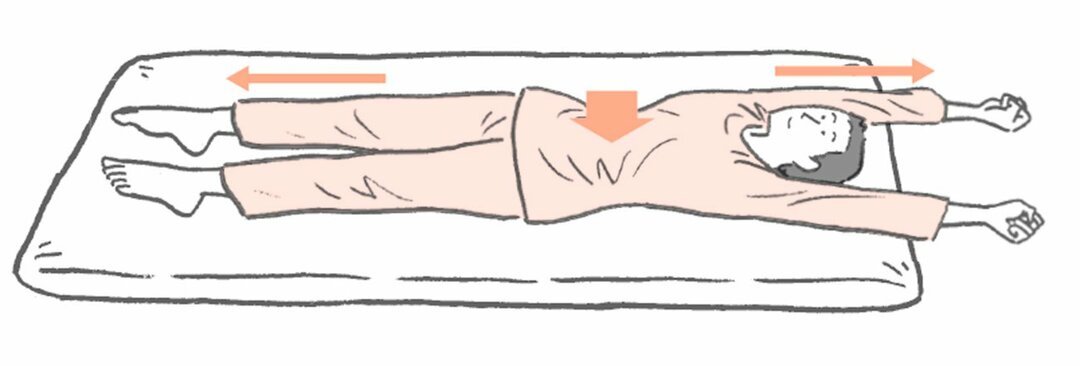 お腹のたるみをラクに改善!<br />朝たった10秒、<br />布団の中でできる習慣とは?