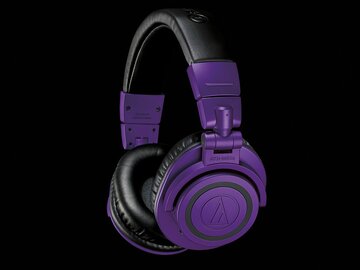 オーディオテクニカ、「ATH-M50x」シリーズにバイオレットとマットブラックを採用した個性的なカラーが登場