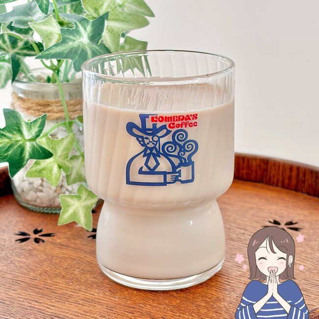 「在庫復活してた」「速攻買った」コメダ珈琲の“昭和レトロなグラス”が可愛すぎる！「家でコメダごっこできるやん」