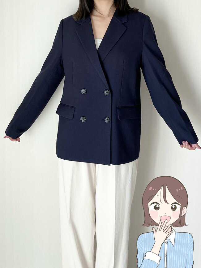 「毎年定番化して！」GUの“高見えジャケット”きれいめにもカジュアルにも着回せて天才すぎる！「ニットやスウェットにも合わせやすい」「オシャレで素晴らしい」