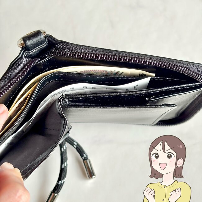 もう普通の財布に戻れない…！しまむらの「手ぶらで持てる財布」サッと会計できるので助かります！《購入レビュー》