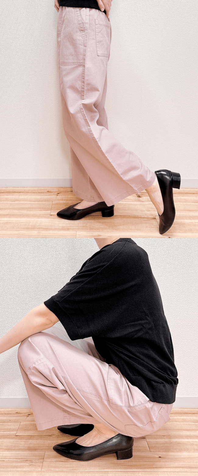 オシャレも体型カバーも両方叶う！しまむらの「美シルエットなワイドパンツ」履き心地良すぎてヘビロテ確定です！