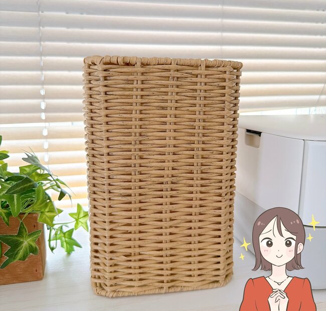 【ニトリ】かわいすぎて家中に置きたい！999円の「インテリアみたいなゴミ箱」収納ボックスとしても大活躍！《購入レビュー》