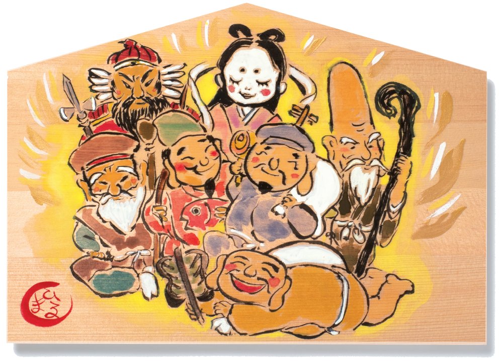 七福神宝船の図 錦絵・絵画資料 - 七福神宝船図 - 貨幣博物館