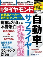 2024年11月23日号 自動車・サプライヤー 非常事態