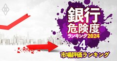 【銀行「市場評価」ランキング全78行】PBR“0.1倍割れ”も!株価好調でも市場から見放された銀行は?