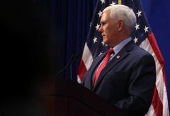 ペンス前副大統領「選挙は未来のため」