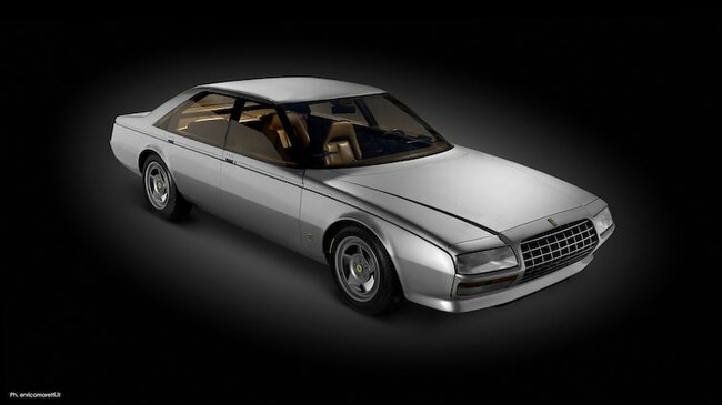 幻のフェラーリ「ピニン」、40年前にお蔵入りした4ドアセダンのコンセプトカーとは