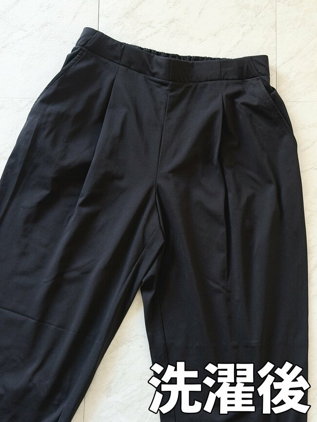 【GU】「はいてないくらい涼しい！」990円の“細見えパンツ”が夏にピッタリの気持ちよさ！「3色全部買った」「軽いし体のラインを拾わない」《購入レビュー》