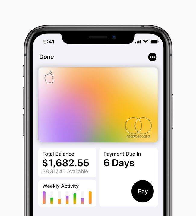Apple Payでは米国で独自クレジットカードのサービスを昨年2019年に開始した　アップルのプレスリリースより