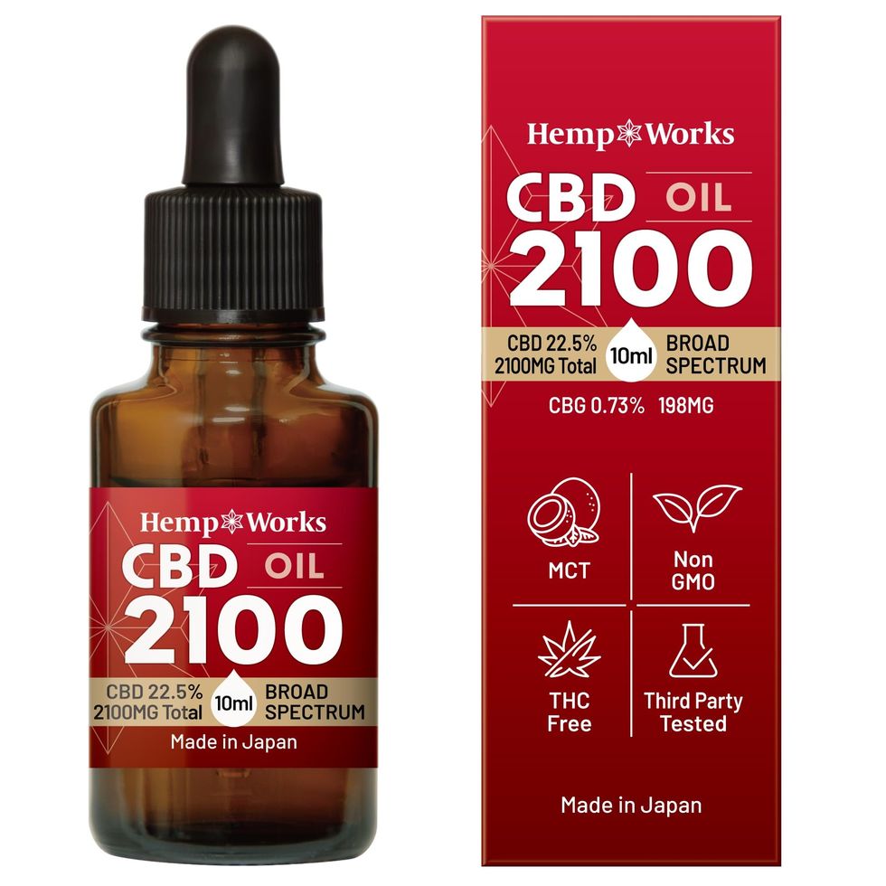 Hemp Works CBD 2100mg 高濃度 CBDオイル 22.5%配合