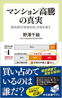『マンション高騰の真実 都市部の「非居住化」が街を壊す』書影