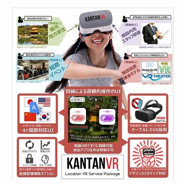 VRの業務利用やイベント運用を簡易化、「KANTAN VR」サービス開始