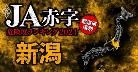 【新潟】JA赤字危険度ランキング2024、「15農協中11農協が赤字」の減益ラッシュ