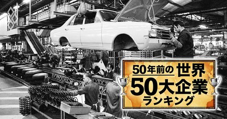 【自動車】50年前の世界の50大企業ランキング！マツダがトップ10入り、トヨタと日産は何位？