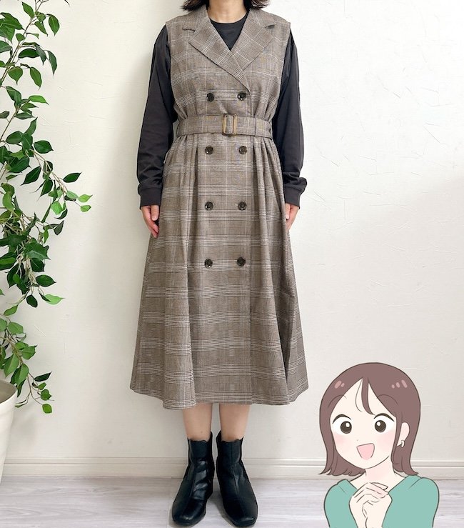 「店頭で見て即決しました」GUの“細見えトップス”が着回しの天才でした！「最高にカワイイ！」「着やせ効果あり」