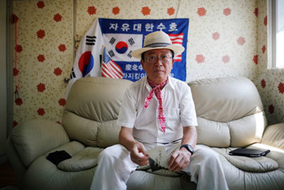 トランプ氏を支持するベトナム従軍経験者のChung Seung-jinさん トランプ氏を支持するベトナム従軍経験者のChung Seung-jinさん