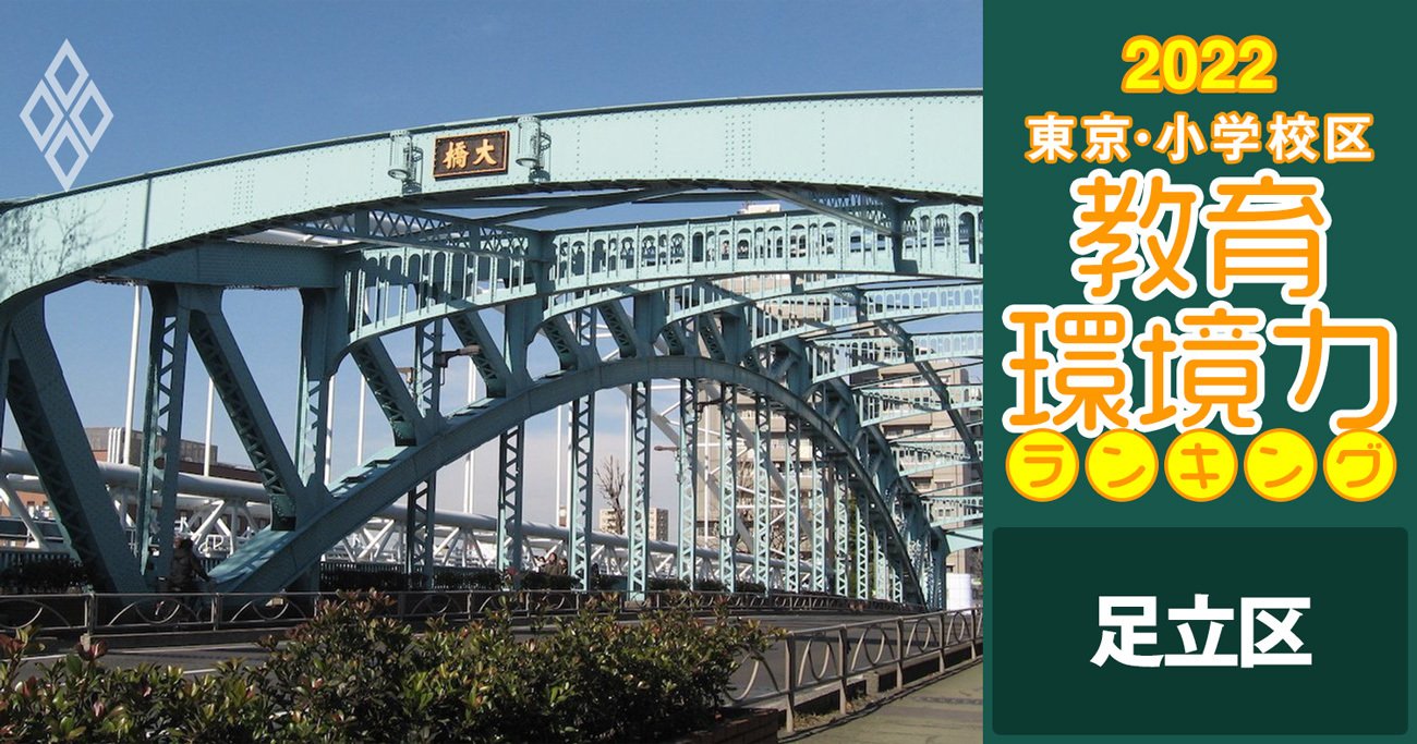 【足立区ベスト20】小学校区「教育環境力」ランキング！2022年最新版