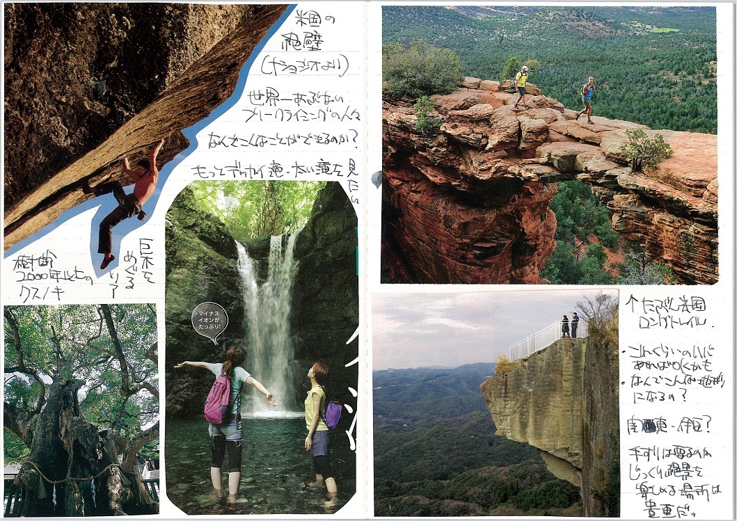 旅ノート・散歩ノートに集めた「あこがれ」から<br />自分のテーマが見えてくる