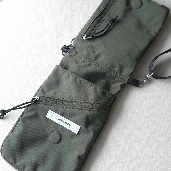 見た目よりたくさん入る！グローバルワークの「めちゃ軽ショルダー」ポケットたくさんで使いやすい！