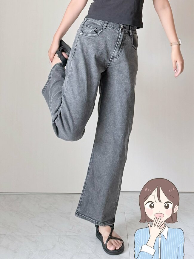 【しまむら】はくだけで美脚にみえる！2189円の「楽ちんワイドパンツ」がオールシーズン着回せてコスパ抜群！《購入レビュー》